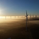 Suid-Afrika se windstorm Khobab-Wind-Farm